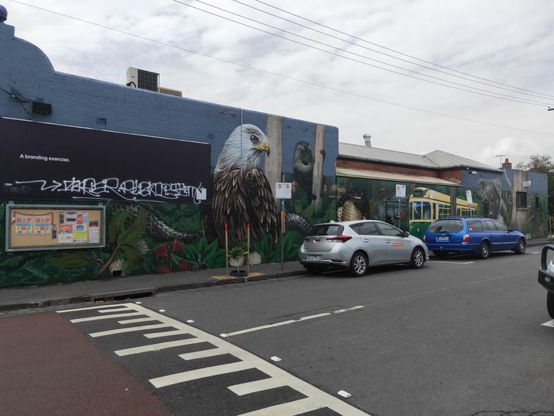 Wall art in Seddon