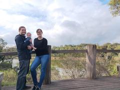 family photo at Newport Lakes